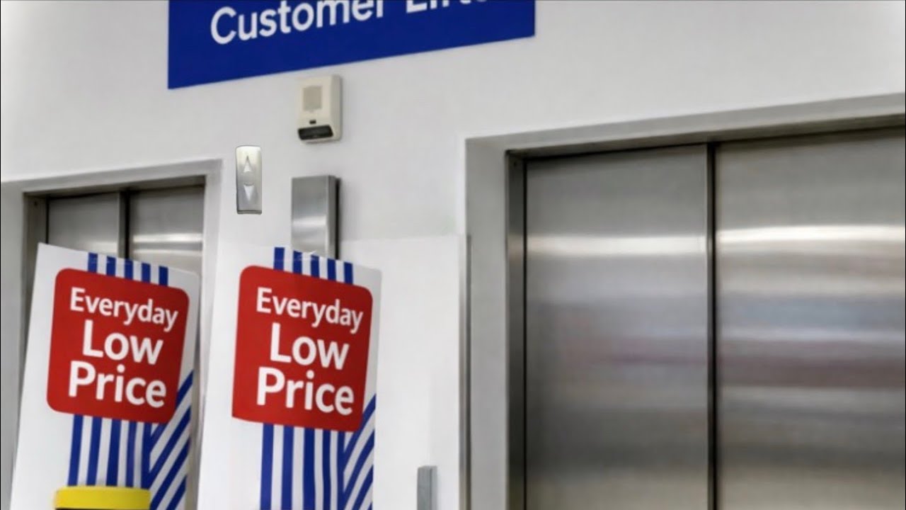 The tour of the lifts at Tesco in Walsall￼