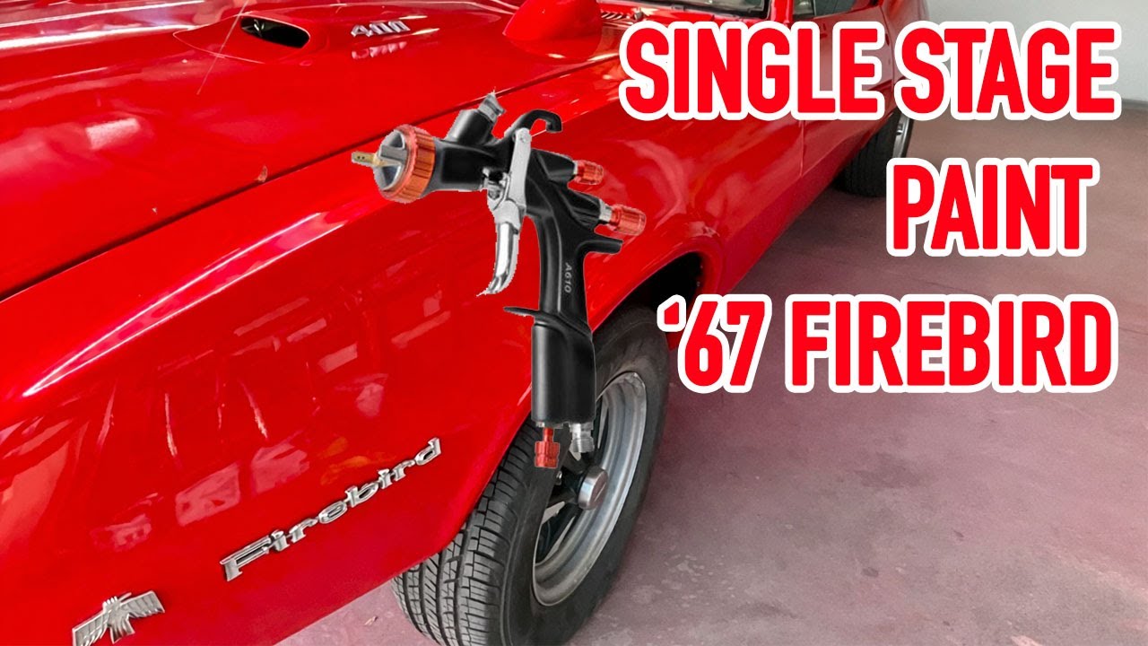 FIREBIRD FRIDAY -  Checking out the Single Stage Summit Paint using a R500 LVLP Paint Gun