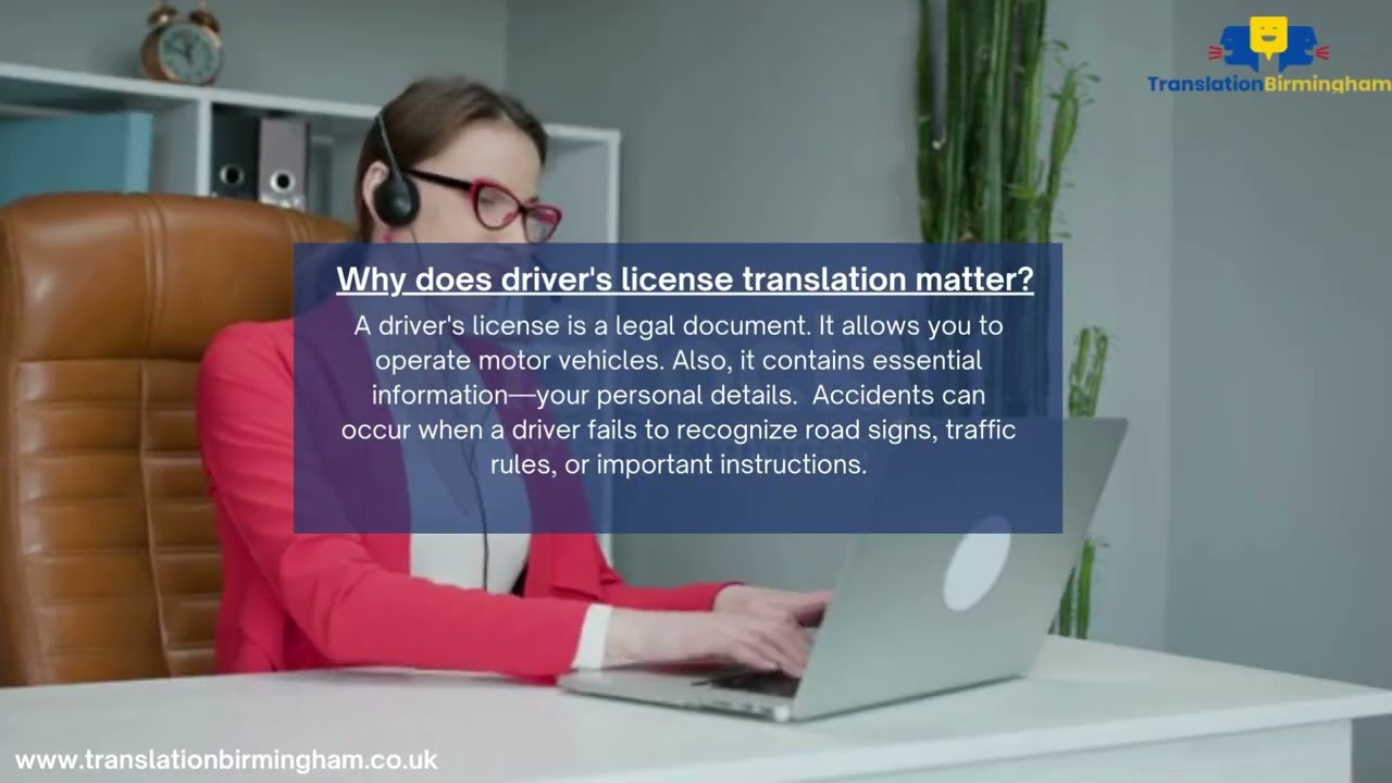 Driver's License Translation in Birmingham