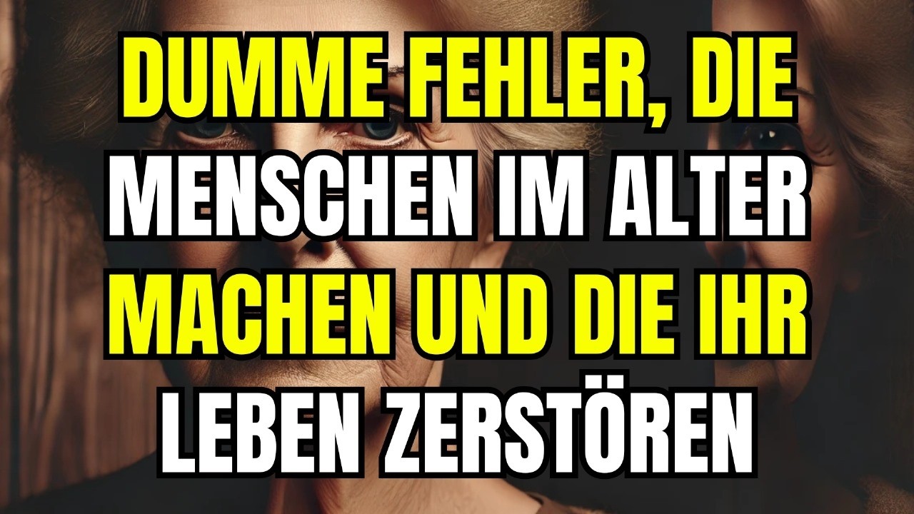 5 H&auml;ufige Fehler im Alter, die Ihre Gesundheit und Lebensfreude Schm&auml;lern