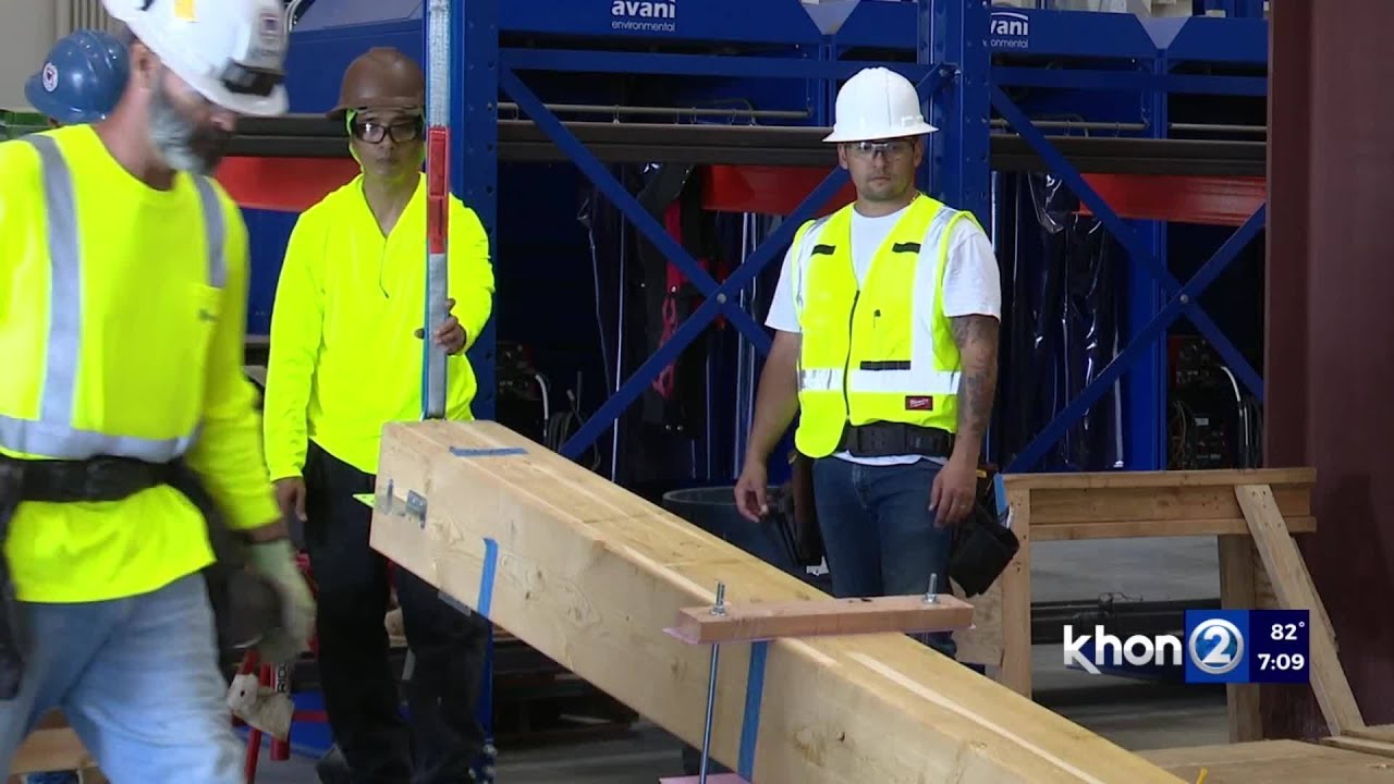 Mass timber: Oahu carpenters learning new style