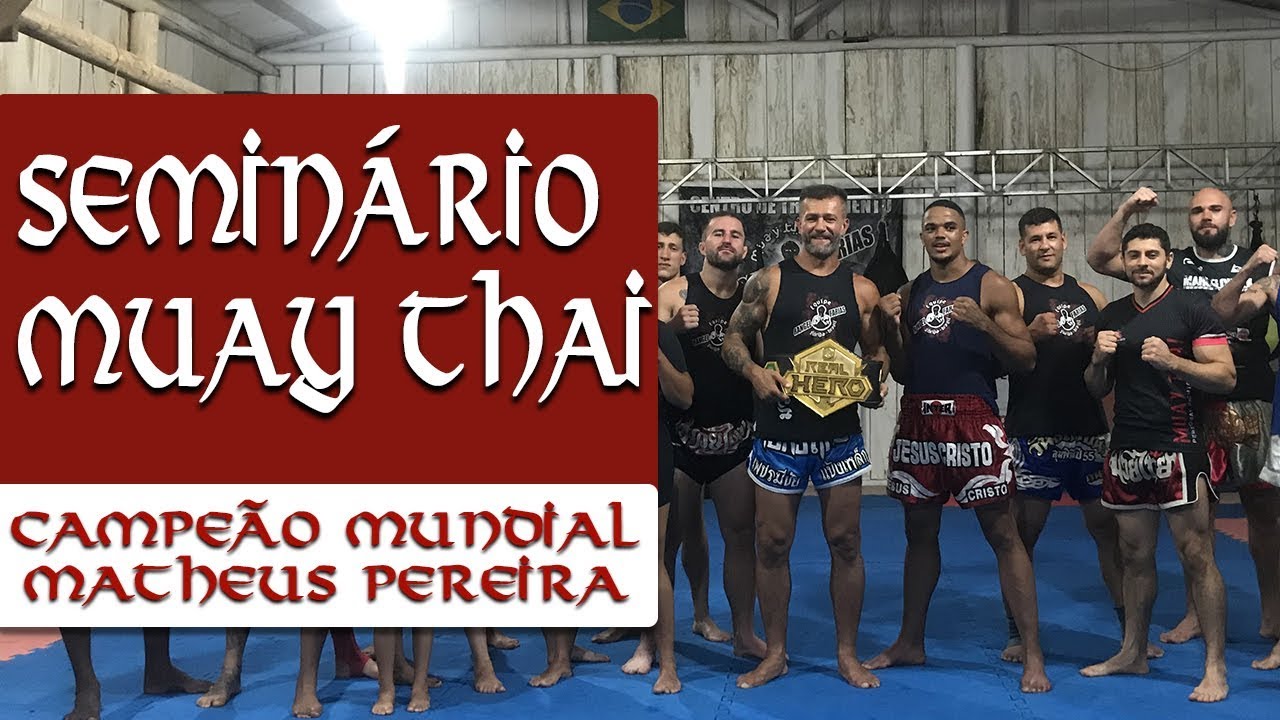 CAMPEÃO DO MUNDO DA SEMINÁRIO DE MUAY THAI NO CT RANGEL FARIAS EM FLORIANÓPOLIS