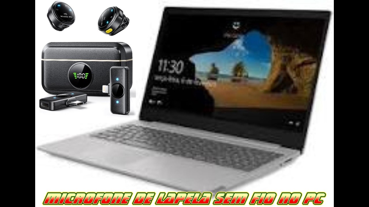 Microfone de Lapela Sem Foi no PC
