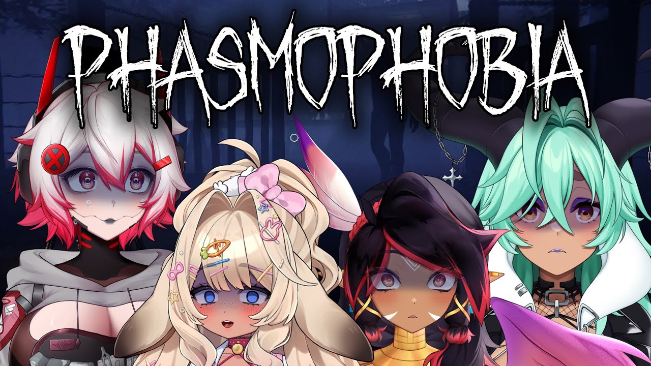 【Phasmophobia】Sharing the one VAllure braincell to CATCH GHOSTS!【w/ VAllure Girlies!】