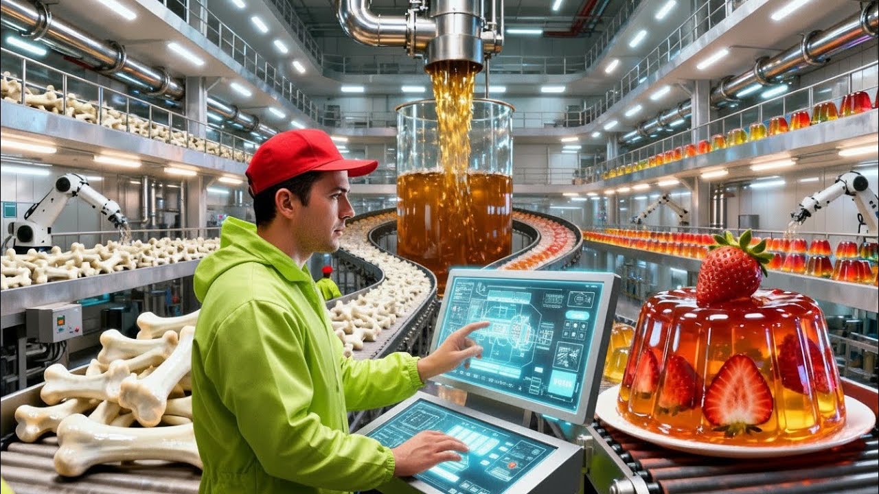 Inside America&rsquo;s Gelatin Factory &ndash; How Billions of Beef Bones Turn Into Pure Gelatin Powder!