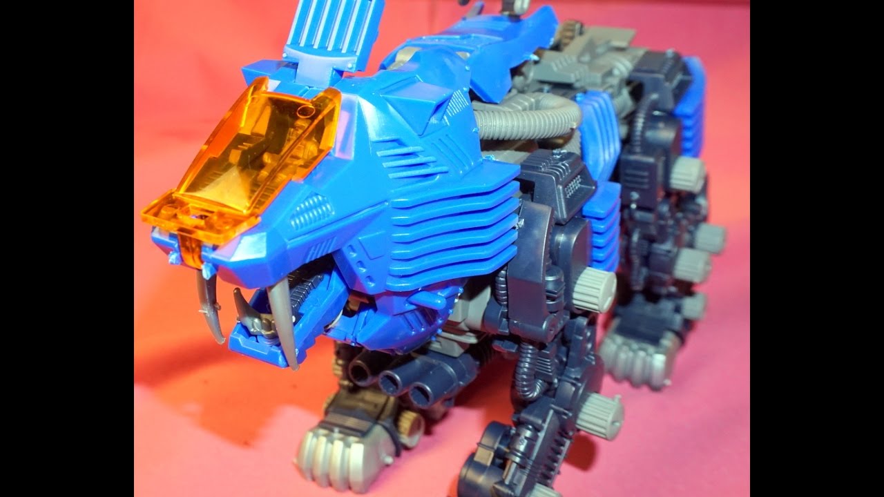 Zoids Shield Liger #007 1/72 Hasbro 2001 Battery Operated Action Figure Japan Anime Cartoon