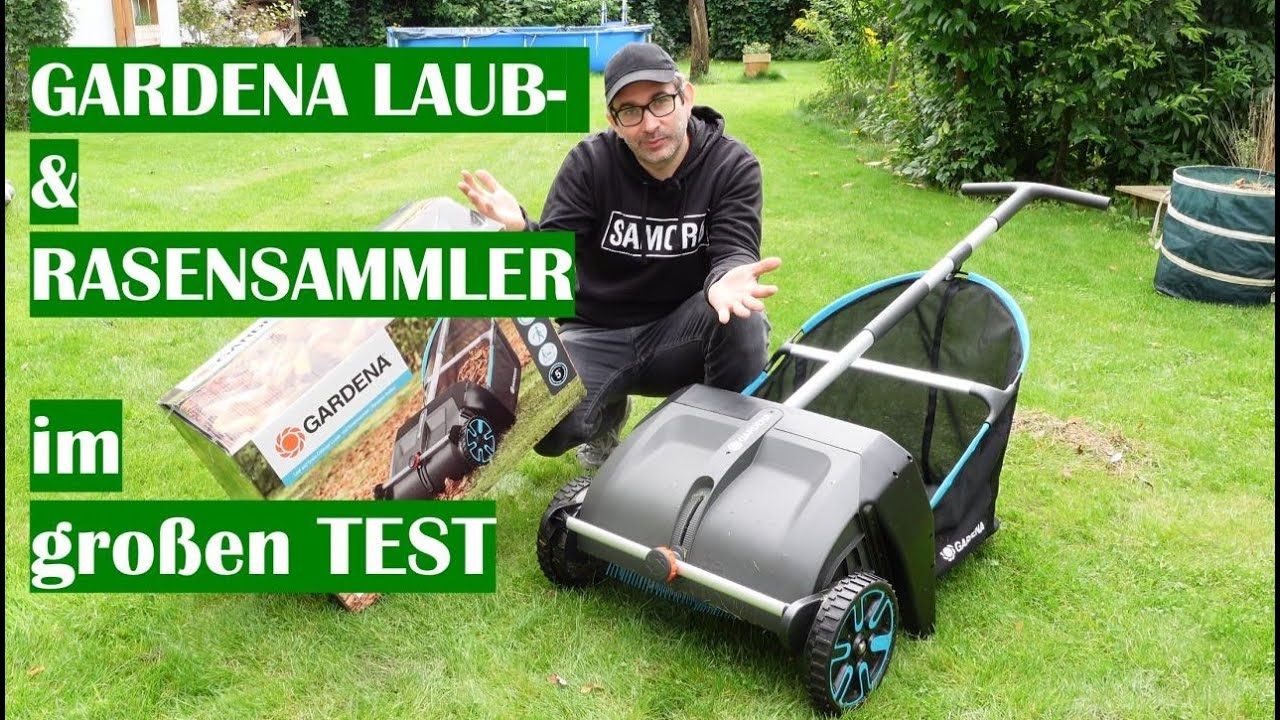 GARDENA LAUB- und RASENSAMMLER im TEST: Ist das die beste Methode um Rasen und Laub aufzusammeln?🍂🍂🍂
