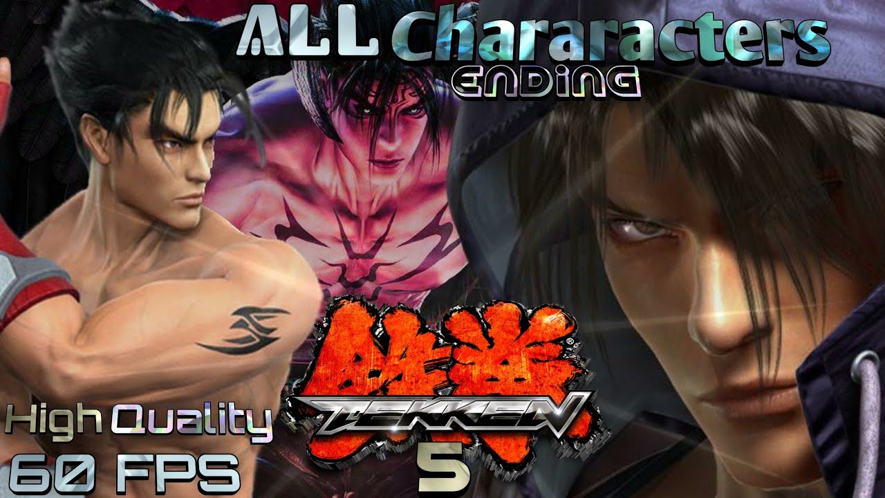 Tekken 5 | All Characters Ending(Prologue/Epilogue) | 60 FPS(High Quality).