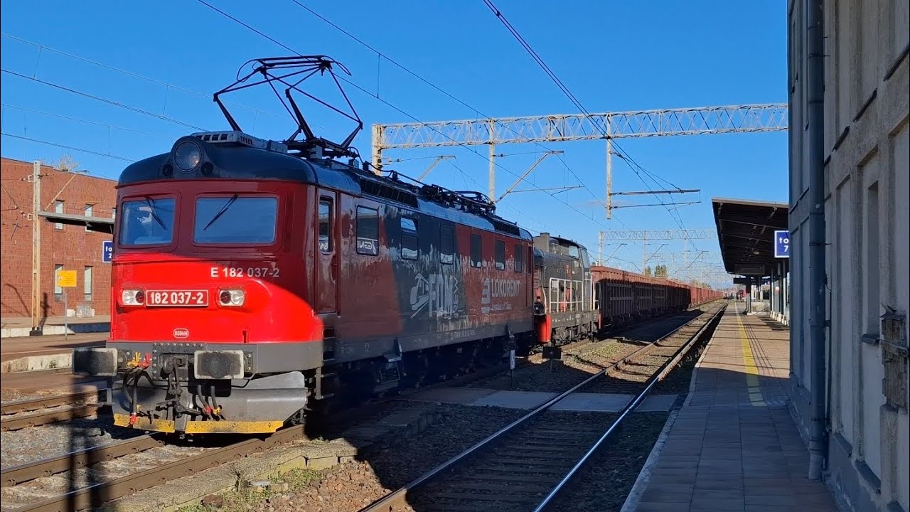 3 pociągi towarowe na jednym nagraniu! 