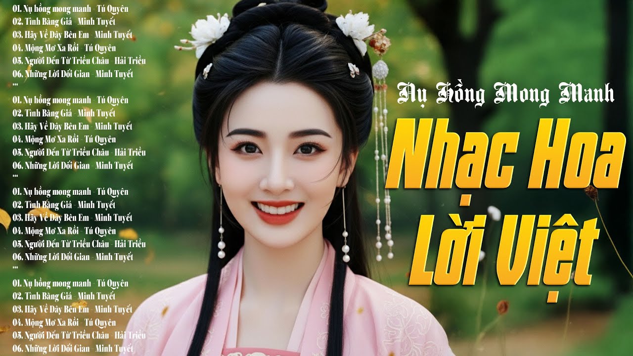 NHẠC HOA LỜI VIỆT Hay Nhất Thời Trẻ Thế Hệ 8X9X Hoài Niệm - LK Nụ Hồng Mong Manh, Tình Băng Giá