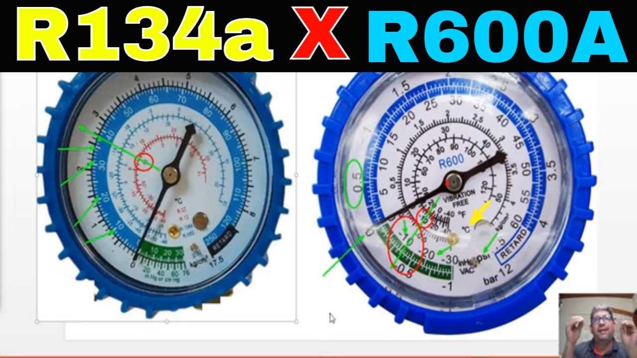 🔴Como usar o Manifold para refrigeração R600A x R134a diferenças
