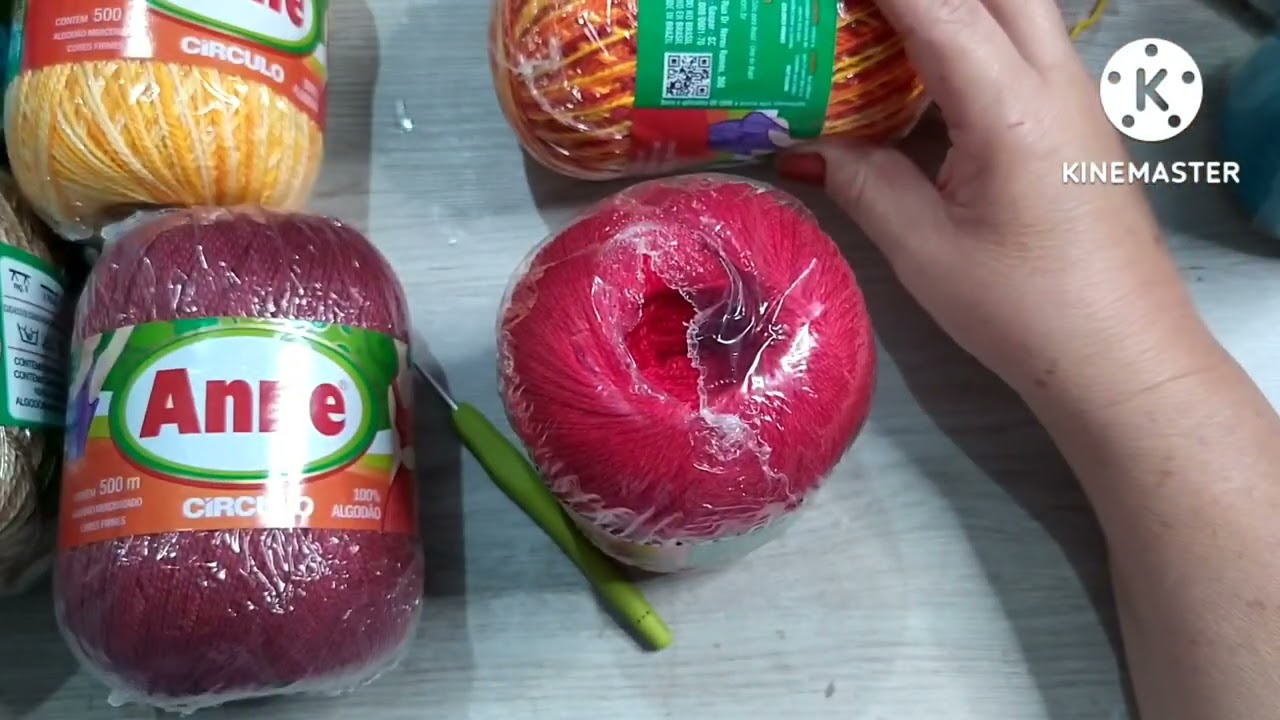 COMO TIRAR O FIO DO MEIO DA LINHA ANNE PARA TRABALHAR, COMPRINHAS PARA FAZER MEUS BARRADINHOS