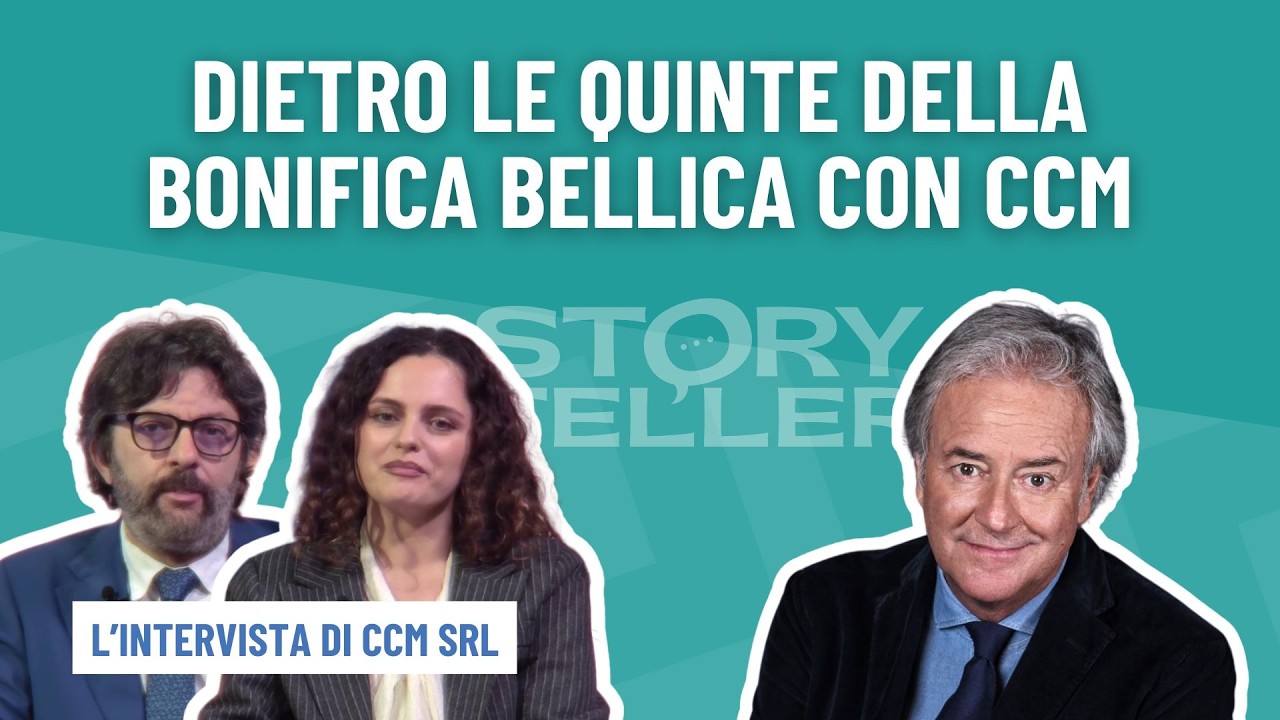 Rimuovere ORDIGNI INESPLOSI per bonificare la terra - CCM srl (Storyteller)