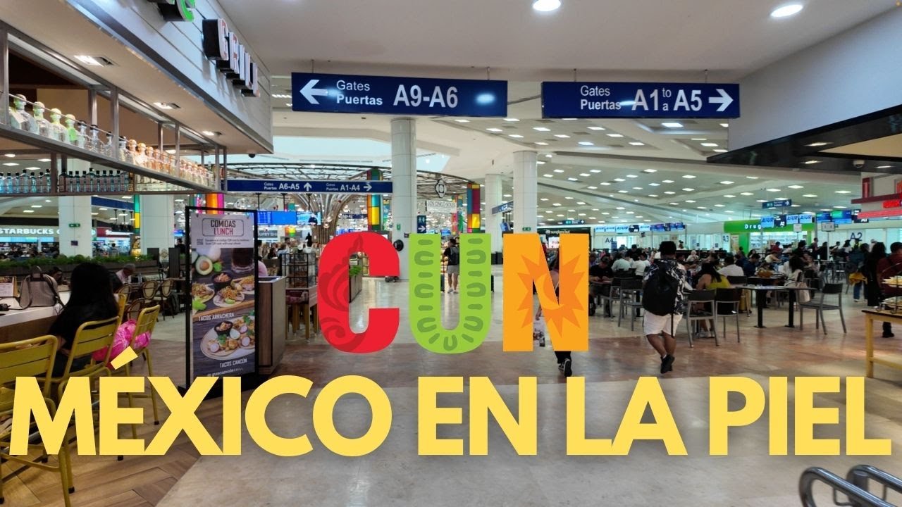 AEROPUERTO INTERNACIONAL DE CANCÚN, el segundo con más tráfico de México. 🇲🇽