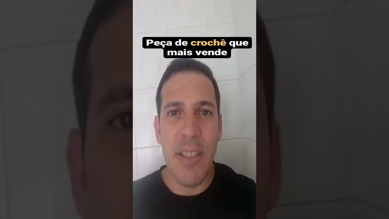 Esse &eacute; o croch&ecirc; que mais vende #short