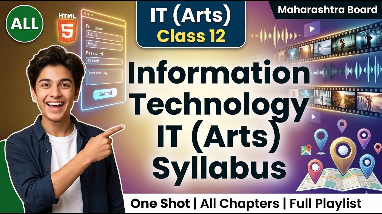 3 Basics of Audio and Video editing Ch 3 IT Arts Class 12 Maharashtra Board