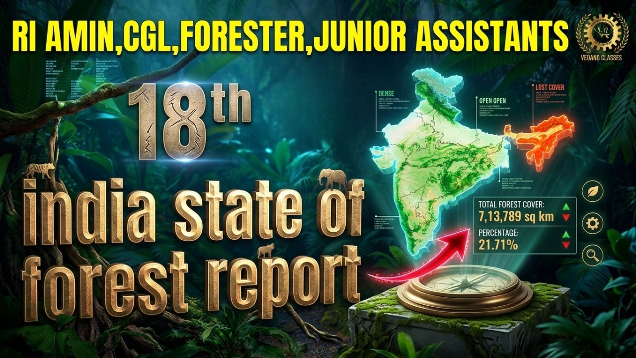 18th India State Forest Report | Important For OSSC CGL, OSSSC RI, AMIN, Forester & Junior Assistant