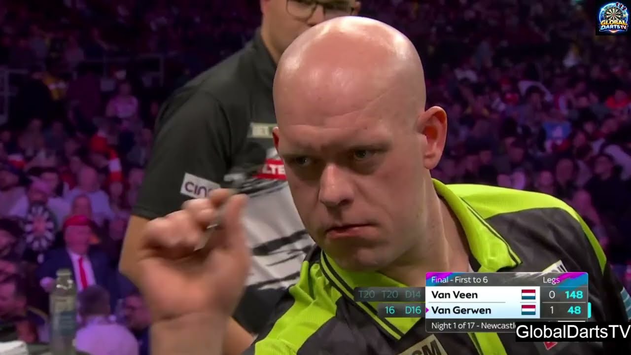 Michael van Gerwen vs Gian van Veen 2026 BetMGM Premier League Night 1 FINAL