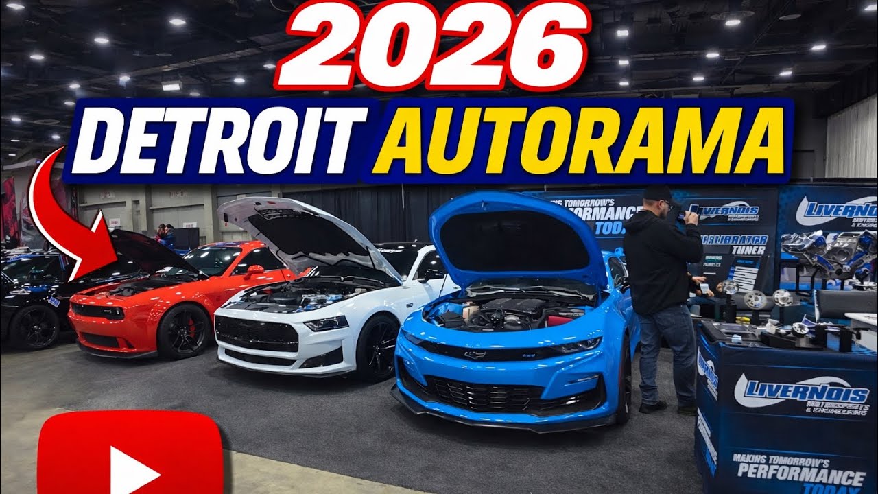 Family trip to the 2026 Detroit AutoRama show 