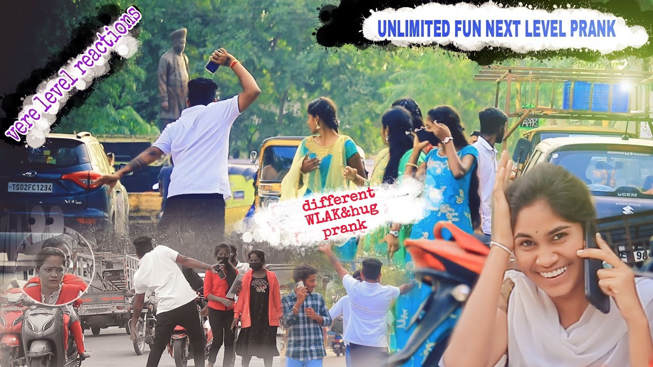@prankboyrishi#Different walking & hug prank /on public /ultimate next level /crazy reactions