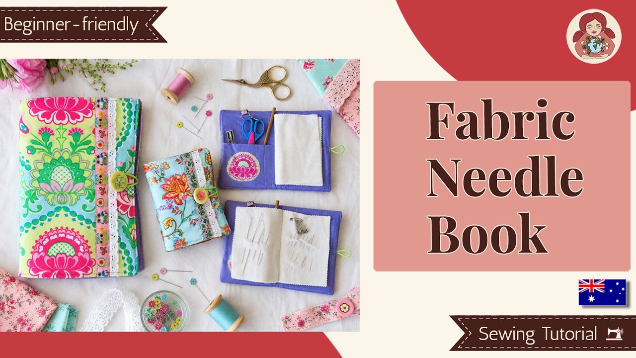 DIY | Needle Case Sewing Tutorial + FREE Pattern Download!!! • Sami Doll Tutorials