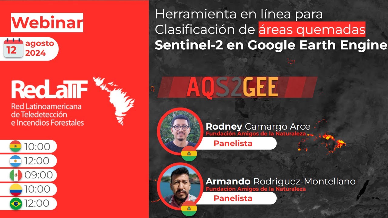 AQS2GEE - Herramienta de Clasificación de Áreas Quemadas Sentinel-2 en Google Earth Engine