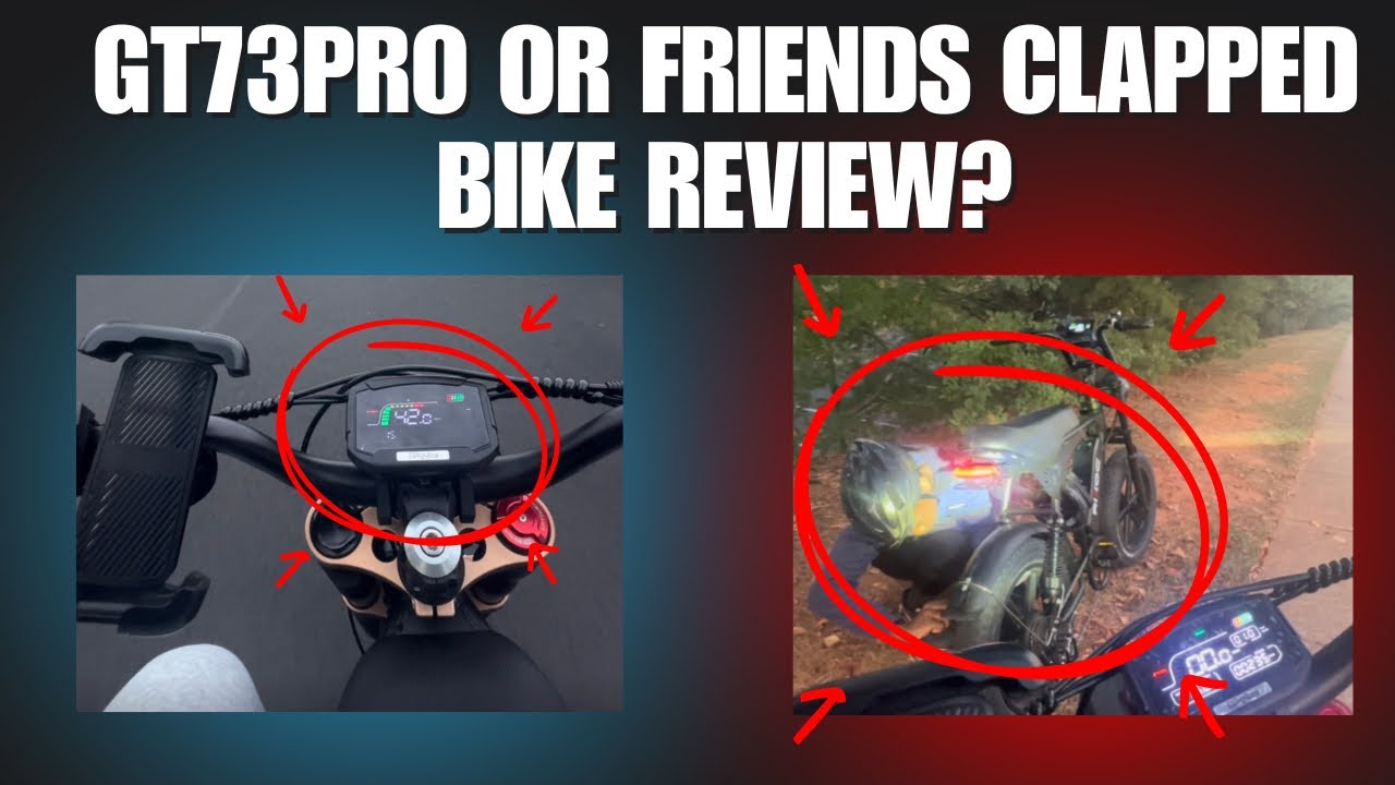 GT73PRO review and friends clapped bike in one video&hellip;.???!!?!?🤦&zwj;♂️