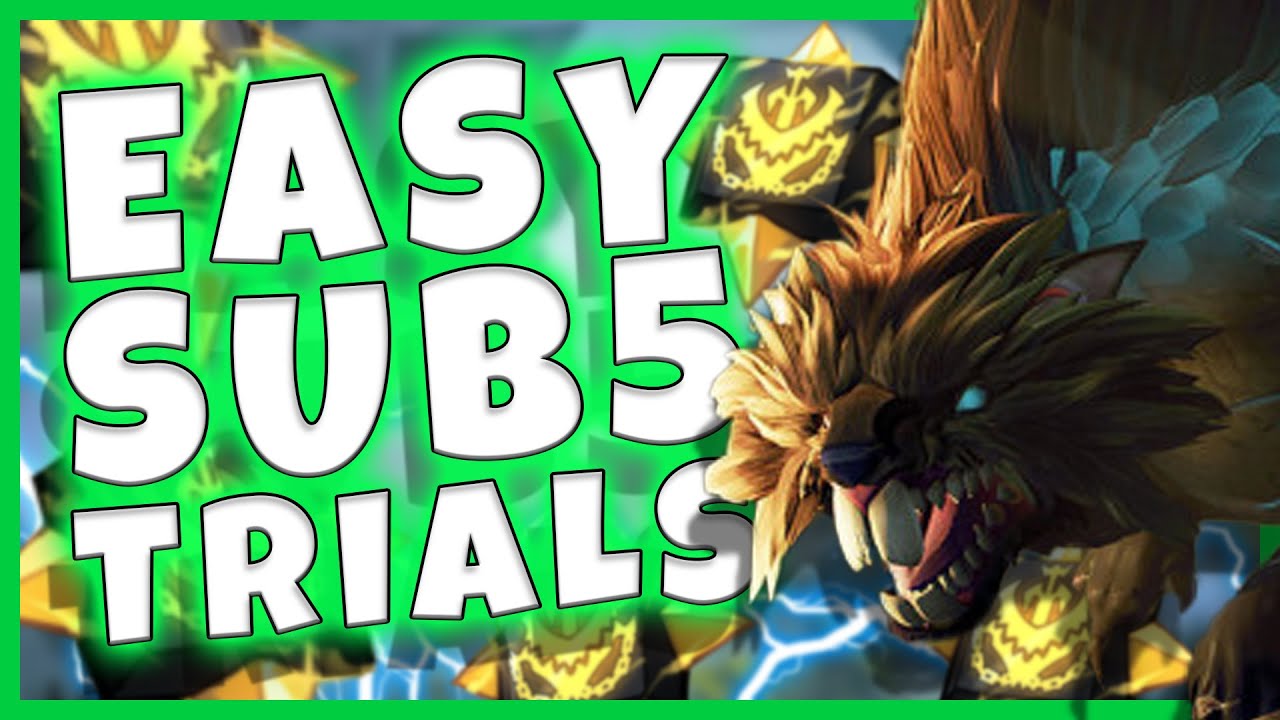 Dauntless Gnasher trials - EASIEST sub 5 build and guide