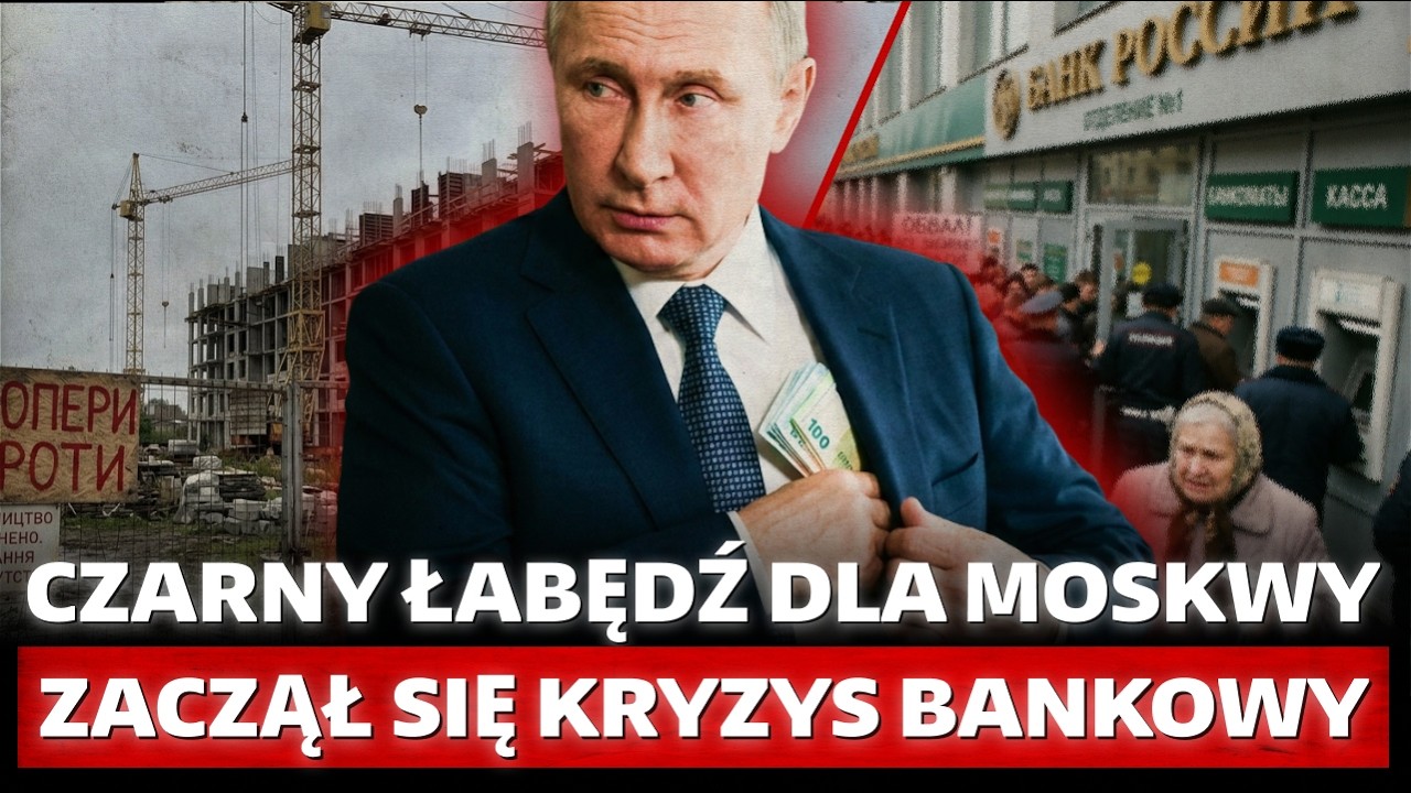 Panika w Rosji. Upada 200 bank&oacute;w. Strata 72% zysk&oacute;w. BANKRUTUJĄ deweloperzy. Biliony UKRYTE