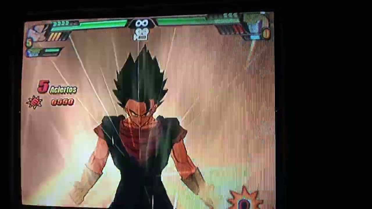 DBZ BT3 mega castigo a aplastamiento de guardia (Vegueto)