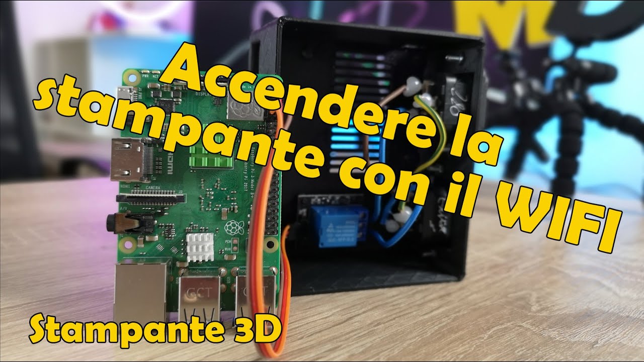Octoprint e Raspberry - Ep.3/3 Come accendere e spegnere la stampante 3d con Octoprint e Raspberry