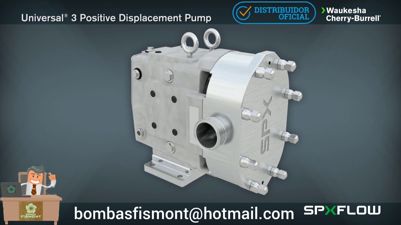 Waukesha cherry-burrel BOMBA DE DESPLAZAMIENTO POSITIVO SERIE 3 UNIVERSAL