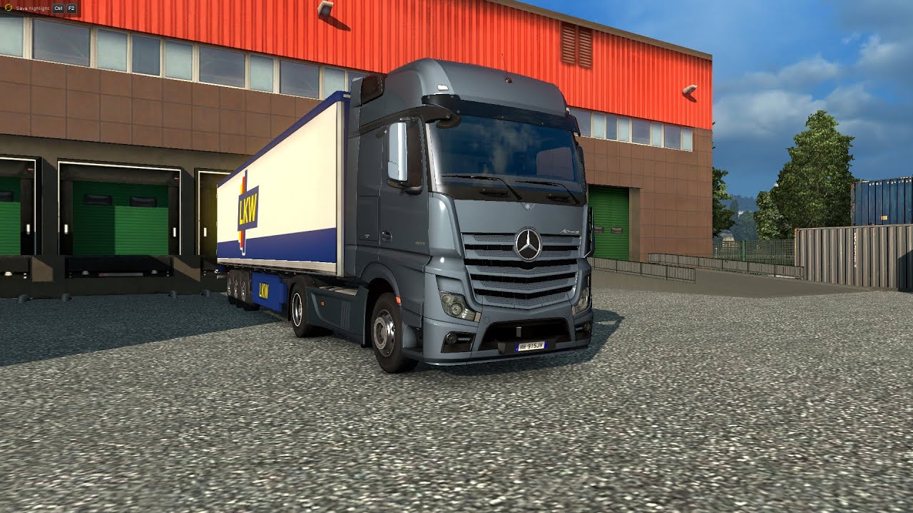 Euro Truck Simulator 2 - 1.18 Beta - Mercedes Actros MP4 Giga Space