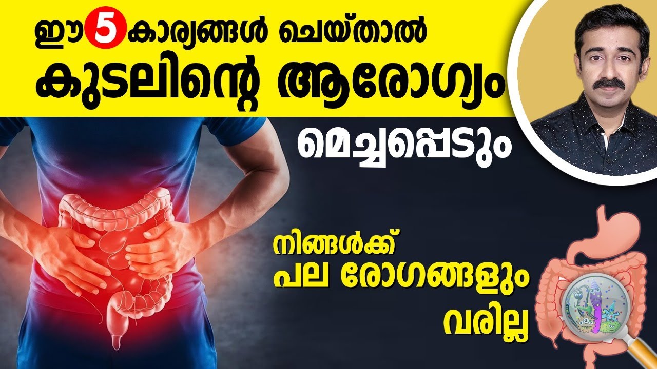ഈ 5 കാര്യങ്ങൾ ചെയ്‌താൽ കുടലിന്റെ ആരോഗ്യം ഇരട്ടിയാകും. നിങ്ങൾക്ക് പല രോഗങ്ങളും വരില്ല..
