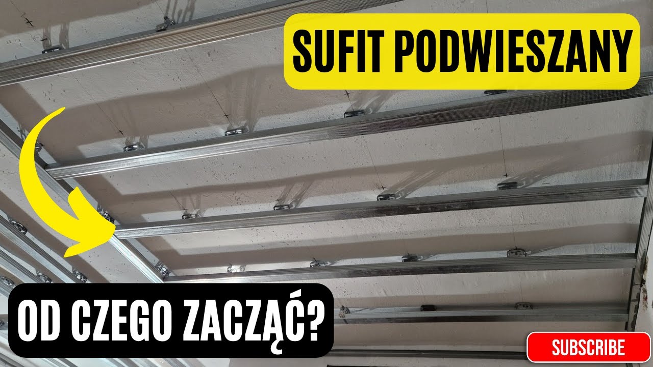 Jak zrobić sufit podwieszany z płyt gipsowych? #sufitpodwieszany #zrobtosam #skilhelps #remont