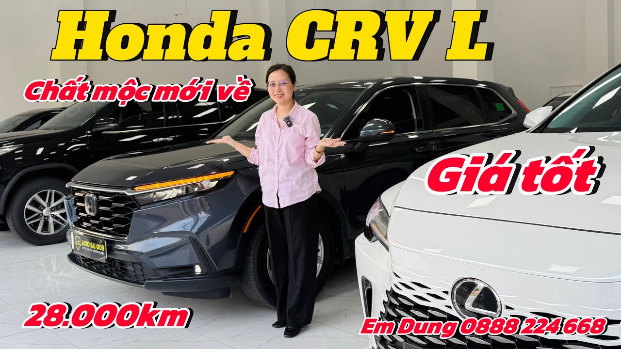 Honda CRV L 2023 model 2024 lướt giá tốt chất mộc đã đẹp|Thu mua ô tô cũ Tphcm