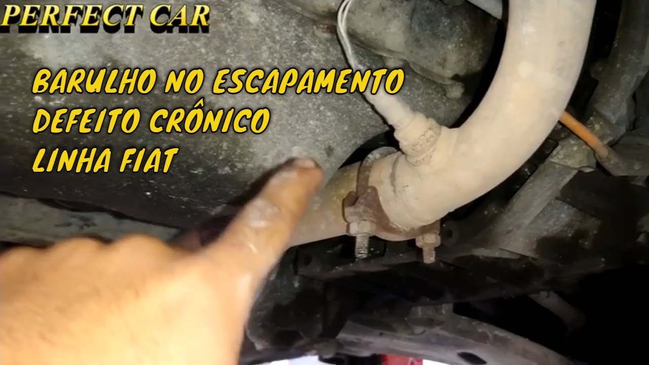 BARULHO NO ESCAPAMENTO -FIAT PALIO SUPER DICA E SOLUÇÃO