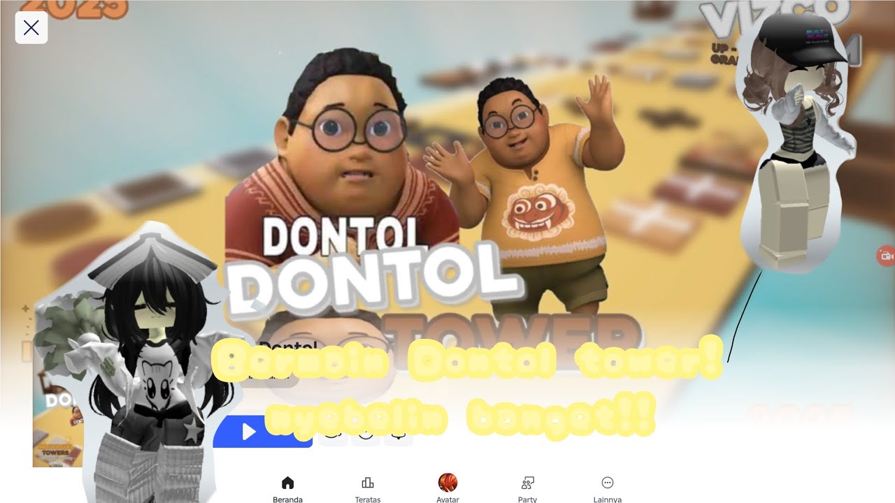 Menamatkan Dontol tower! #fypシ゚viral #robloxedit