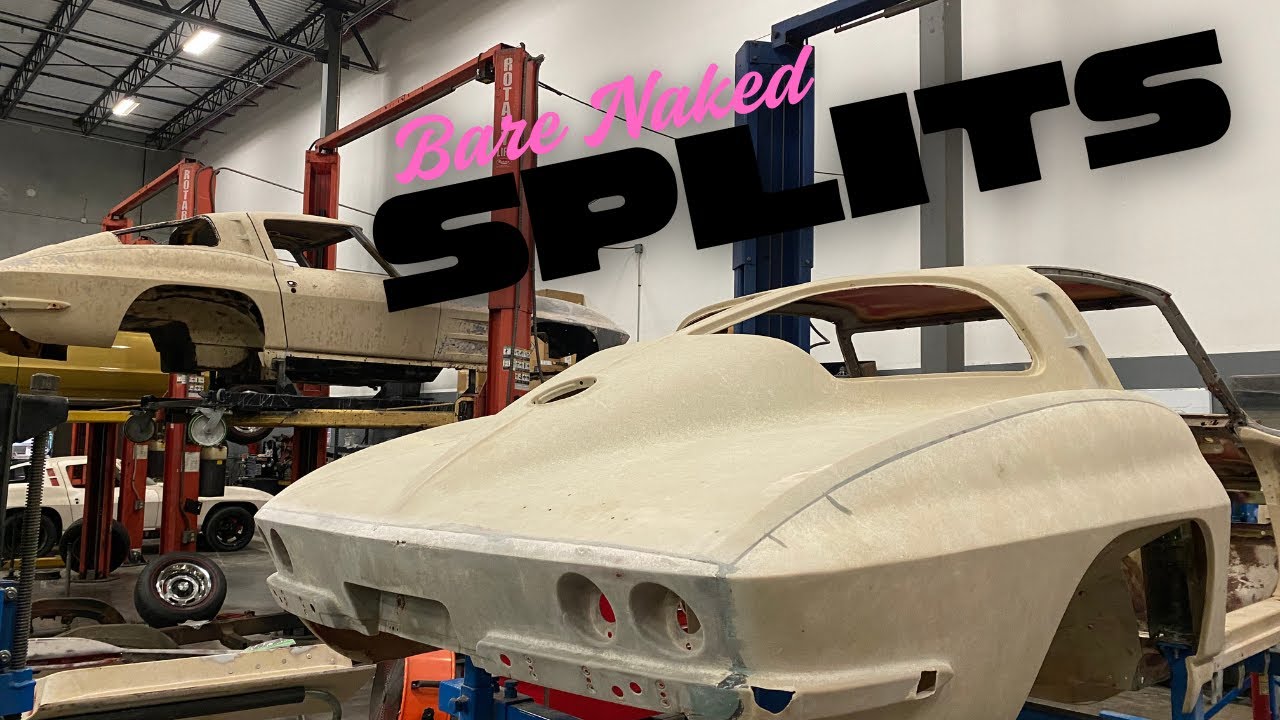 Bare Naked Split Window Corvettes!?!?! C2 Classic Car Restoration