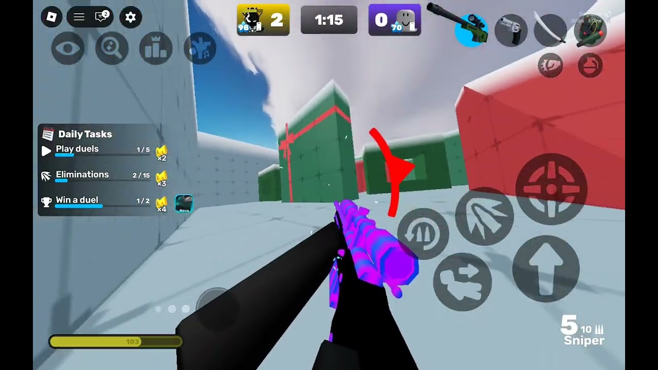 ME VS THIS GUY NAMED VORTEX BUT I BEAT HIM 