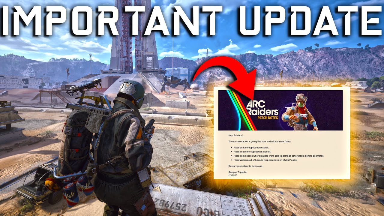 В Arc Raiders вышло НОВОЕ ВАЖНОЕ обновление...