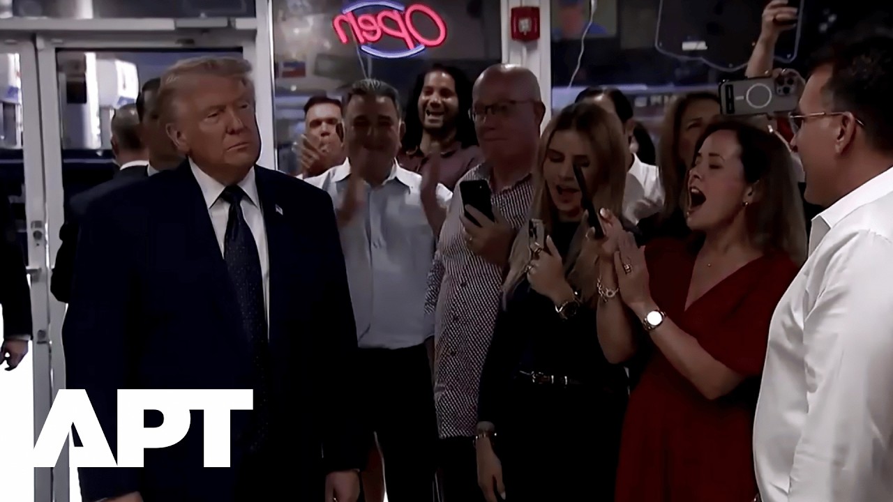 Trump Drops by Miami’s El Arepazo Restaurant, Chats With Venezuelan Community | APT