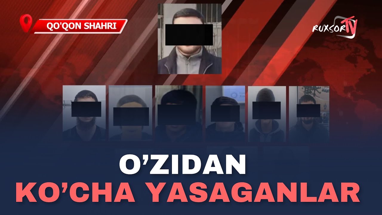 QO'QONDA O'ZIDAN KO'CHA YASAB OLGAN 25 NAFAR SHAXS QAMOQQA OLINDI