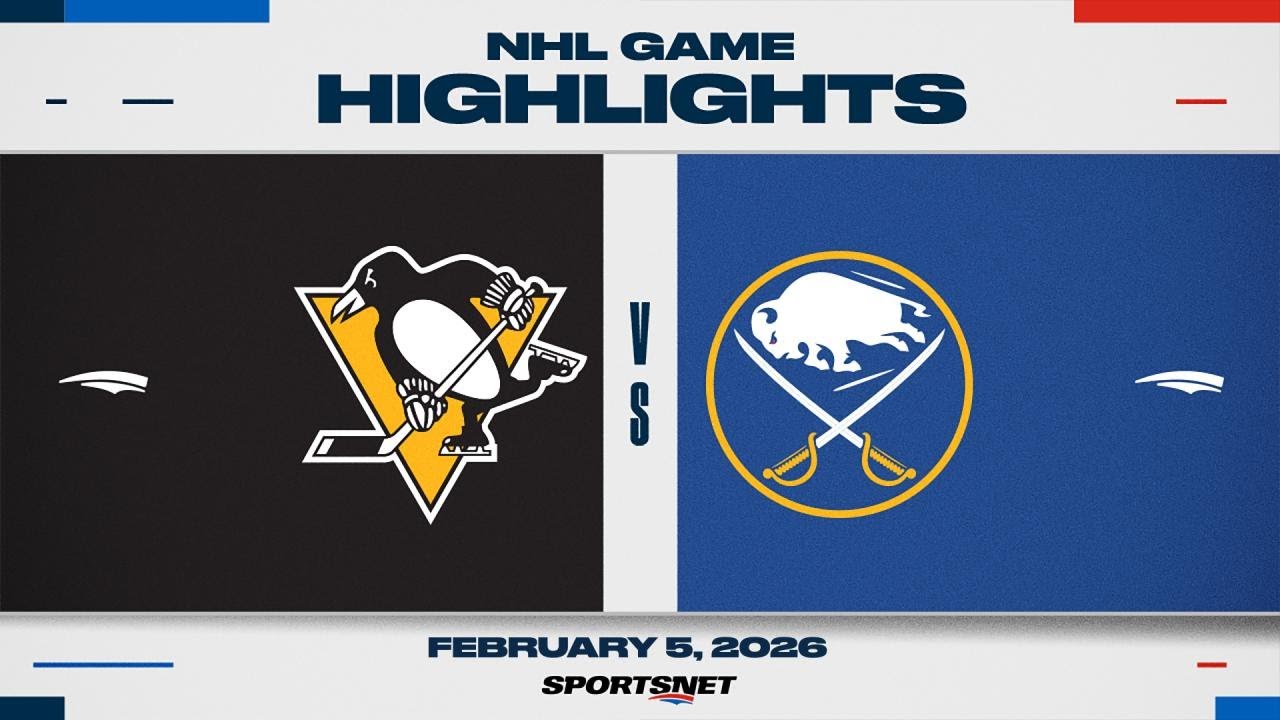 NHL Highlights | Penguins vs. Sabres - February 5, 2026