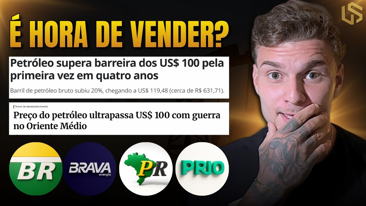 PETROLEO DISPAROU! É HORA DE REALIZAR LUCRO NAS AÇÕES?