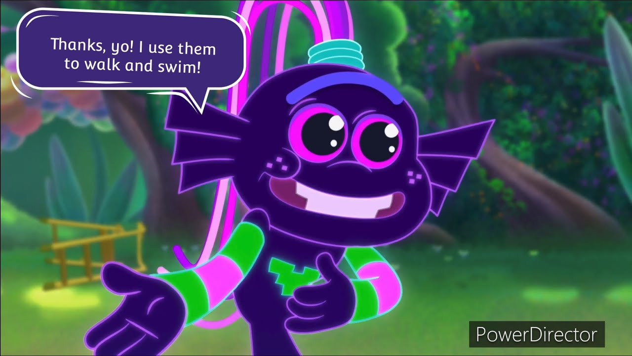 EDIT (with my own voice and speech bubbles) Forte comments on Synth's beautiful flippers!