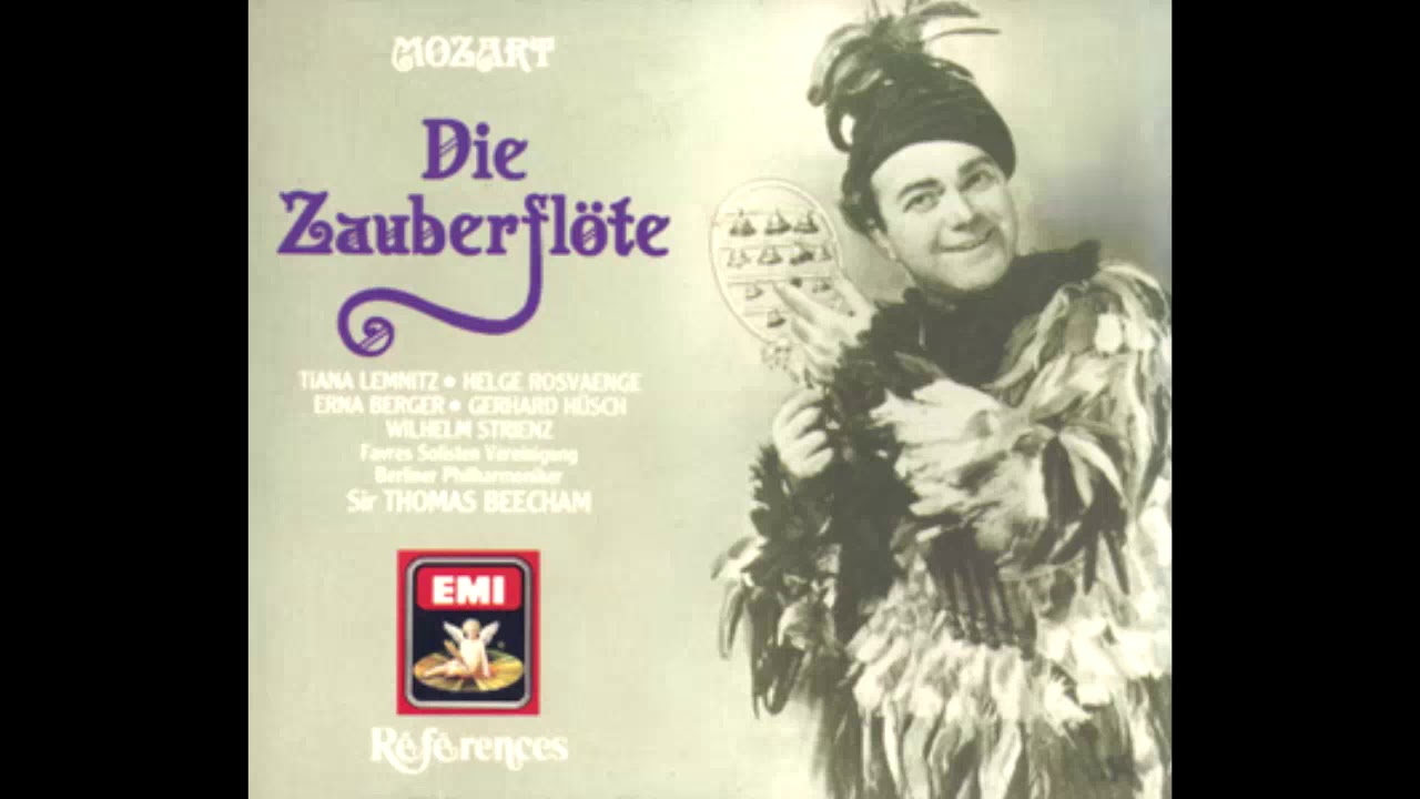 MOZART: Die Zauberflöte KV 620 / Beecham ·Favres Solisten Vereinigung · Berliner Philharmoniker