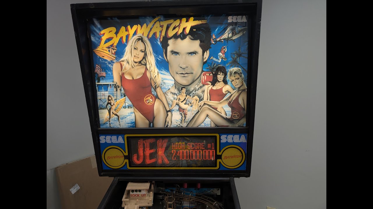 Ремонт пинбола Baywatch (Sega)