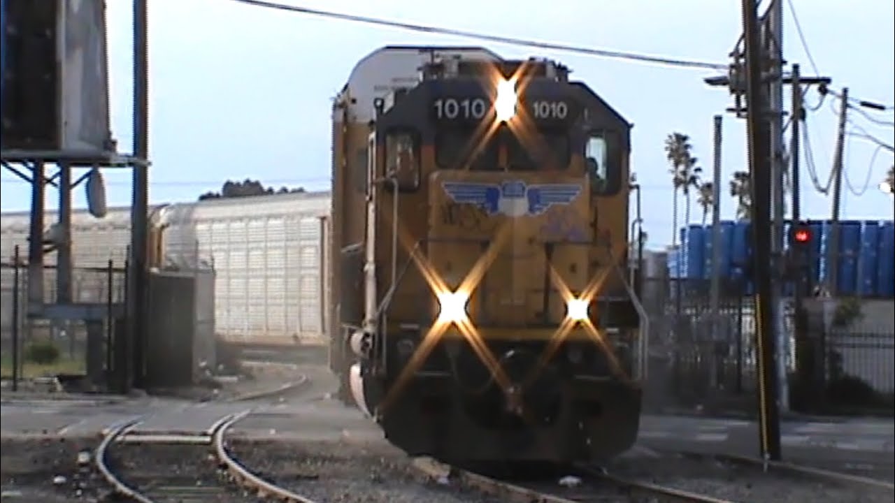 UP 1010 on the Oxnard Local working at Oxnard yard 1-28-26