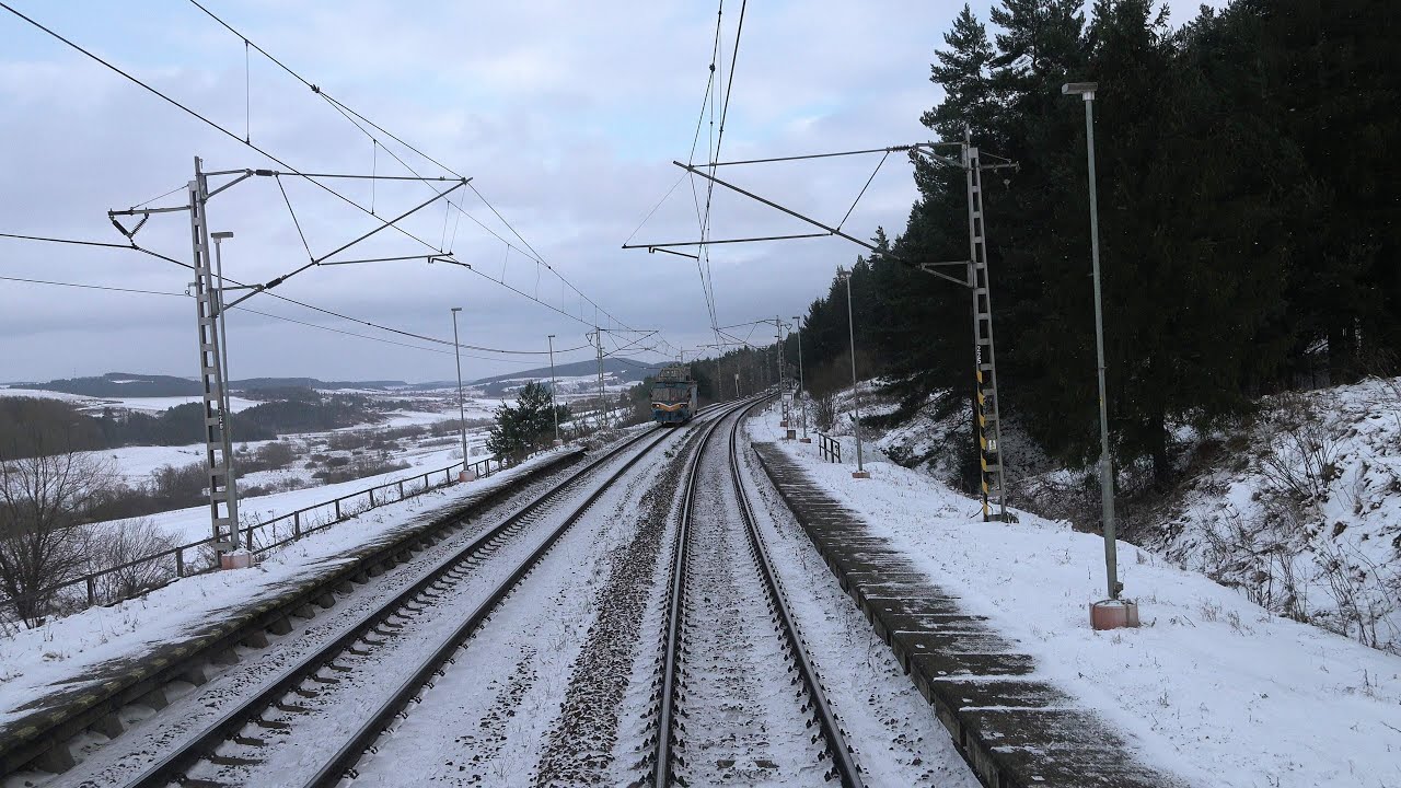 Cabview 4K 162 005-3 OS 7823 Poprad-Tatry - Košice + sound - 14.01.2024